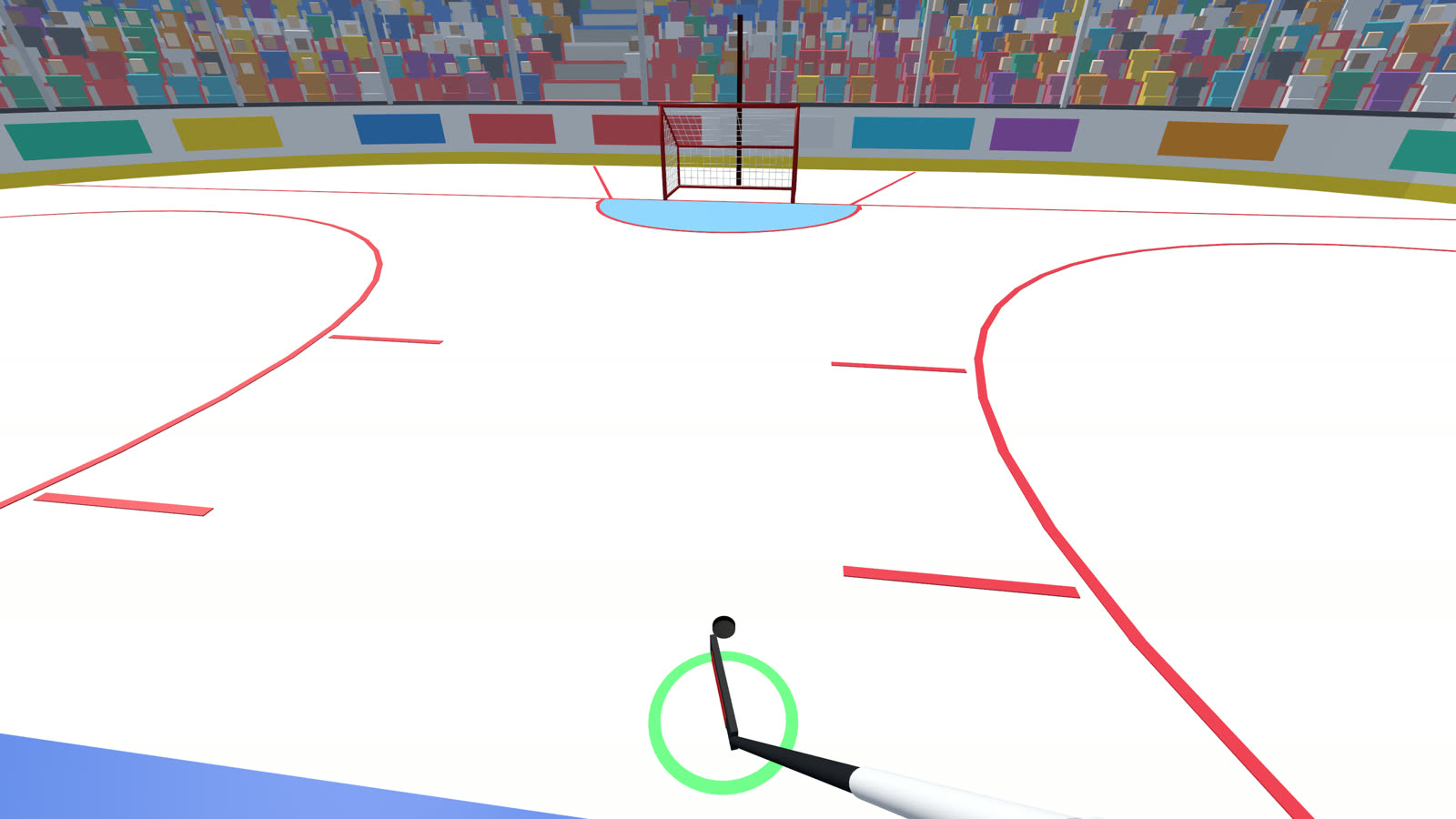 Lining up a shot on the net